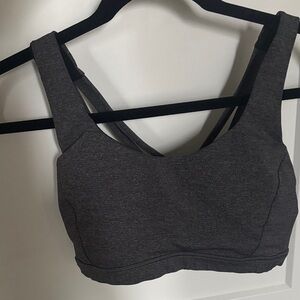 lululemon athletica Dark Gray Sports Bra